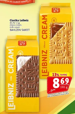 Ciastka Leibniz milk cream promocja w Prim Market
