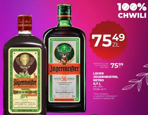 Likier Retro promocja w Duży Ben