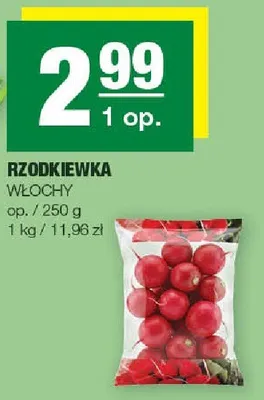Rzodkiewka promocja w SPAR