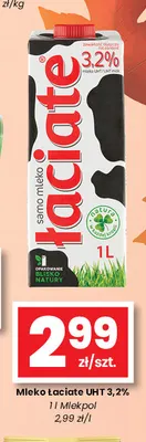 Mleko UHT Łaciate 3,2% promocja w emma MARKET