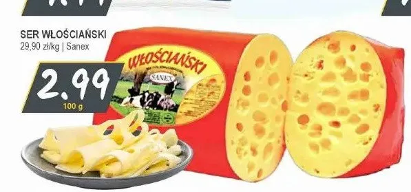 Ser Włościański Sanex promocja w Słoneczko