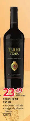 Wino Tbilisi Peak promocja w Selgros