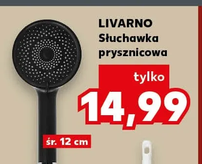 Słuchawka prysznicowa Livarno promocja w Kaufland