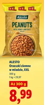 Orzeszki ziemne w miodzie, XXL promocja w Lidl