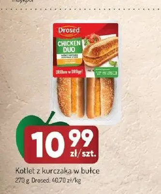 Kotlet z kurczaka w bułce Drosed promocja w Avita