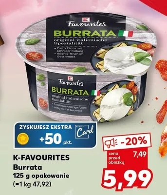 Ser burrata promocja w Kaufland