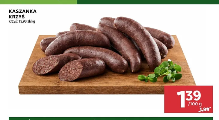 Kaszanka Krzyś promocja w Stokrotka