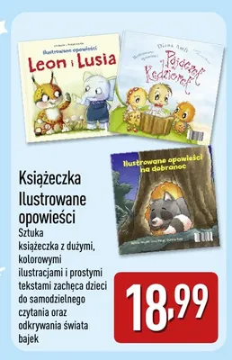 Książeczka Ilustrowane opowieści promocja w Aldi