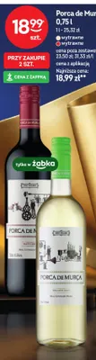 Wino białe Porca de Murca wytrawne promocja w Żabka