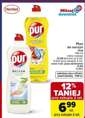 Płyn do naczyń Power promocja w Carrefour