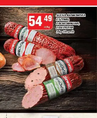 Sucha krakowska z szynki Olewnik promocja w Chorten