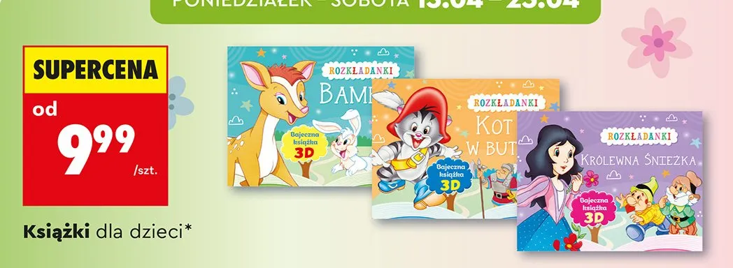 Książki dla dzieci promocja w Biedronka