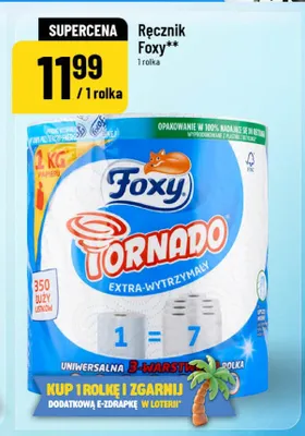 Ręcznik papierowy Foxy Tornado promocja w POLOmarket