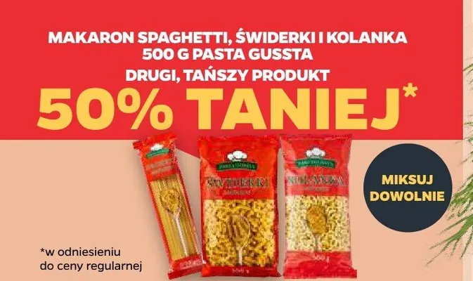 Makaron spaghetti 500g Pasta Gusta promocja w Netto
