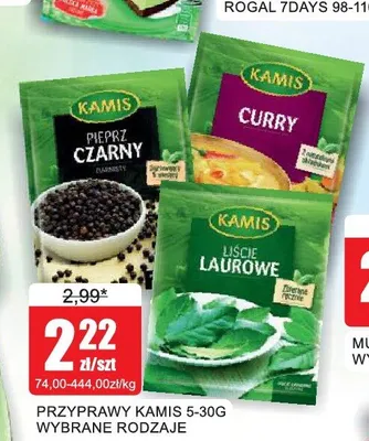 Przyprawy Kamis promocja w Bingo