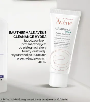 Krem łagodzący Eau Thermale Avène Cleanance Hydra promocja w Ziko Dermo
