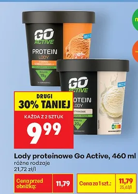 Lody proteinowe różne rodzaje promocja w Biedronka