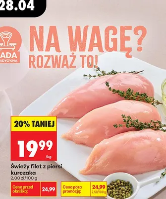 Filet z piersi kurczaka promocja w Biedronka