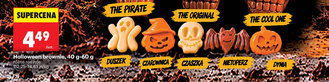 Halloween brownie Bite it promocja w Biedronka