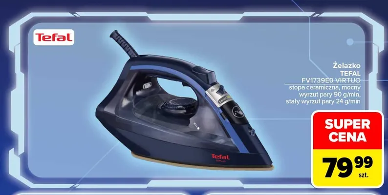 Żelazko Tefal Virtuo promocja w Carrefour
