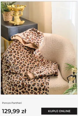Ponczo Pantheri home&you promocja w home&you