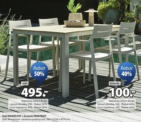 Krzesło Ingstrup promocja w Jysk