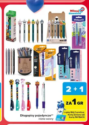 Długopis żelowy Bic Intensity promocja w Carrefour Market