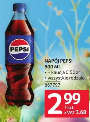 Napój Pepsi 500ML promocja w Selgros