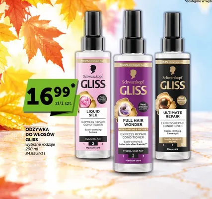 Odżywka do włosów Gliss Liquid Silk promocja w Euro Sklep