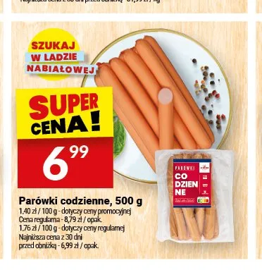 Parówki codzienne Białecki Wędzarnia promocja w Twój Market
