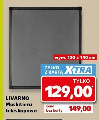 Moskitiera teleskopowa Livarno promocja w Kaufland