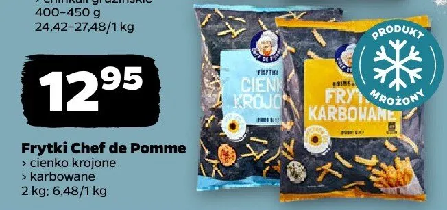 Frytki karbowane promocja w Netto