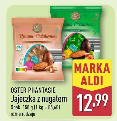Jajeczka z nugatem promocja w Aldi