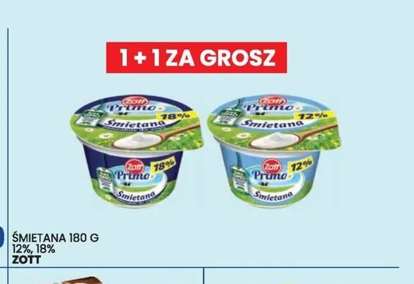Śmietana Zott Primo promocja w Wafelek