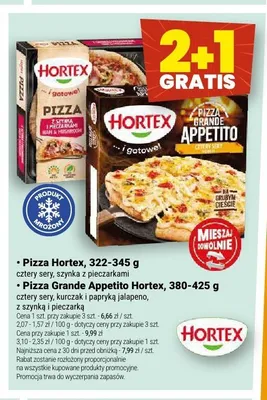 Pizza Grande Appetito Hortex cztery sery promocja w Twój Market