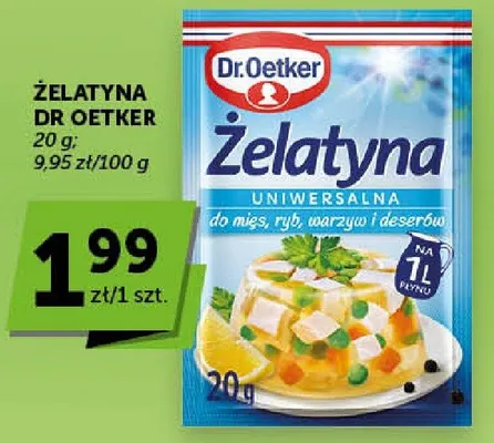 Żelatyna uniwersalna do mięs, ryb, warzyw i deserów promocja w Groszek