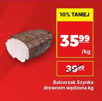 Szynka drewnem wędzona Balcerzak promocja w API Market