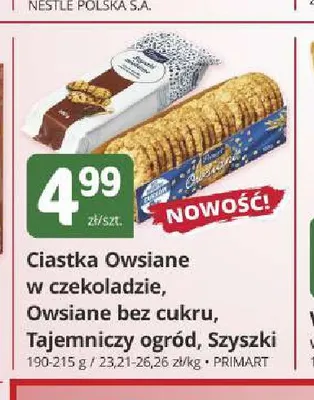 Ciastka Tajemniczy ogród Primart promocja w Marketvita