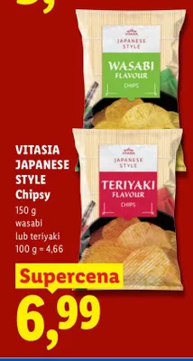 Chipsy teriyaki Vitasia Japanese Style promocja w Lidl