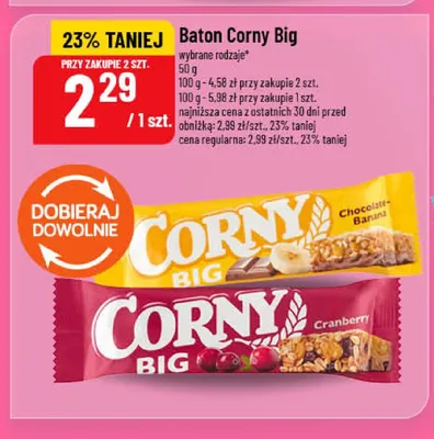 Baton Corny Big Cranberry promocja w POLOmarket