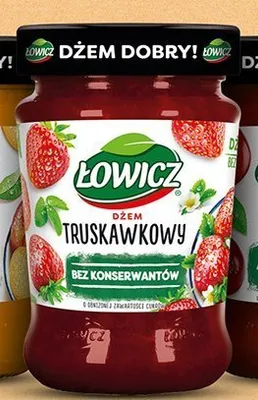 Dżem truskawkowy Łowicz promocja w Biedronka
