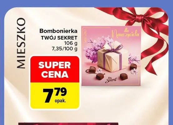 Bombonierka Twój Sekret Mieszko promocja w Carrefour Market