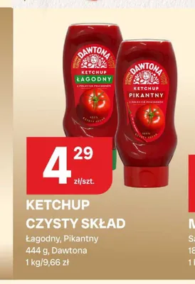 Ketchup Dawtona Pikantny promocja w Chorten