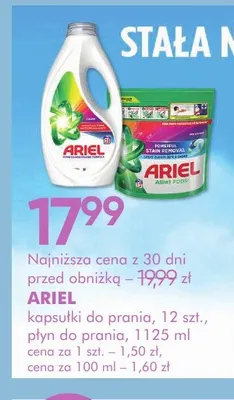 Płyn do prania Ariel promocja w Super-Pharm