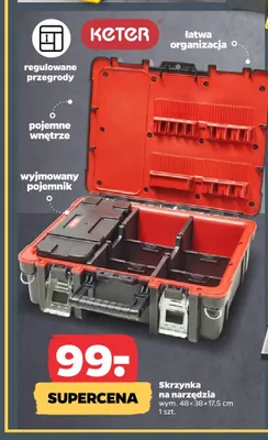 Skrzynka na narzędzia Keter promocja w Netto