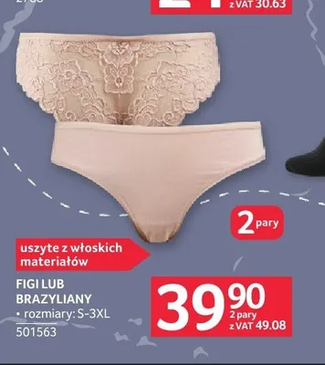 Figi damskie 2-pak promocja w Selgros