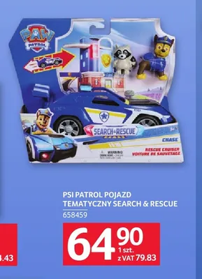 Pojazd tematyczny Search & Rescue Psi Patrol promocja w Selgros