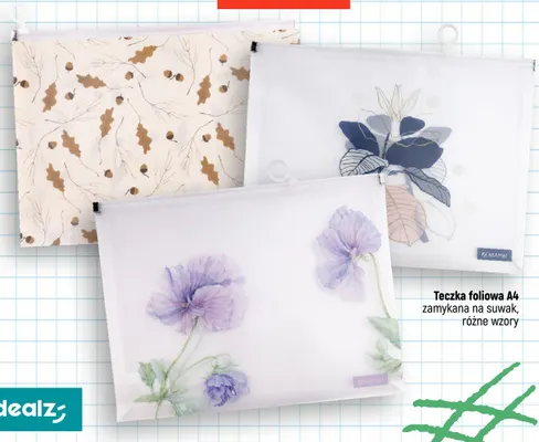 Teczka foliowa A4 Beniamin zamykana na suwak promocja w Dealz