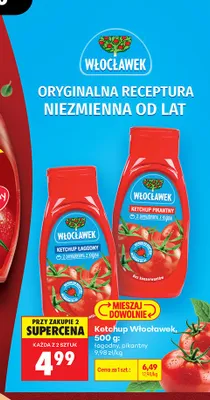 Ketchup Włocławek pikantny promocja w Biedronka