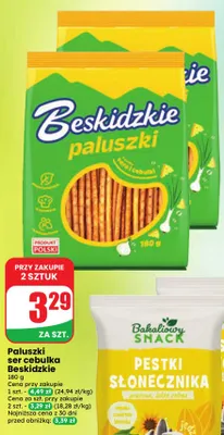 Paluszki ser cebulka Beskidzkie promocja w Dino